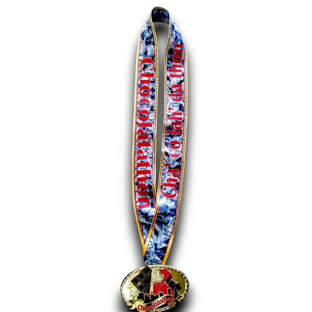 Chocolatathon Belt Buckle Portland Oregon Race Skyline Chocolate Lover‎ Gift